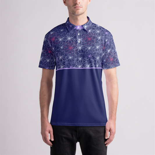 Midnight Tangle - Men's Golf Polo