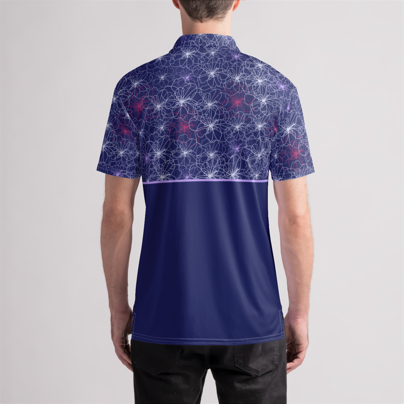 Midnight Tangle - Men's Golf Polo