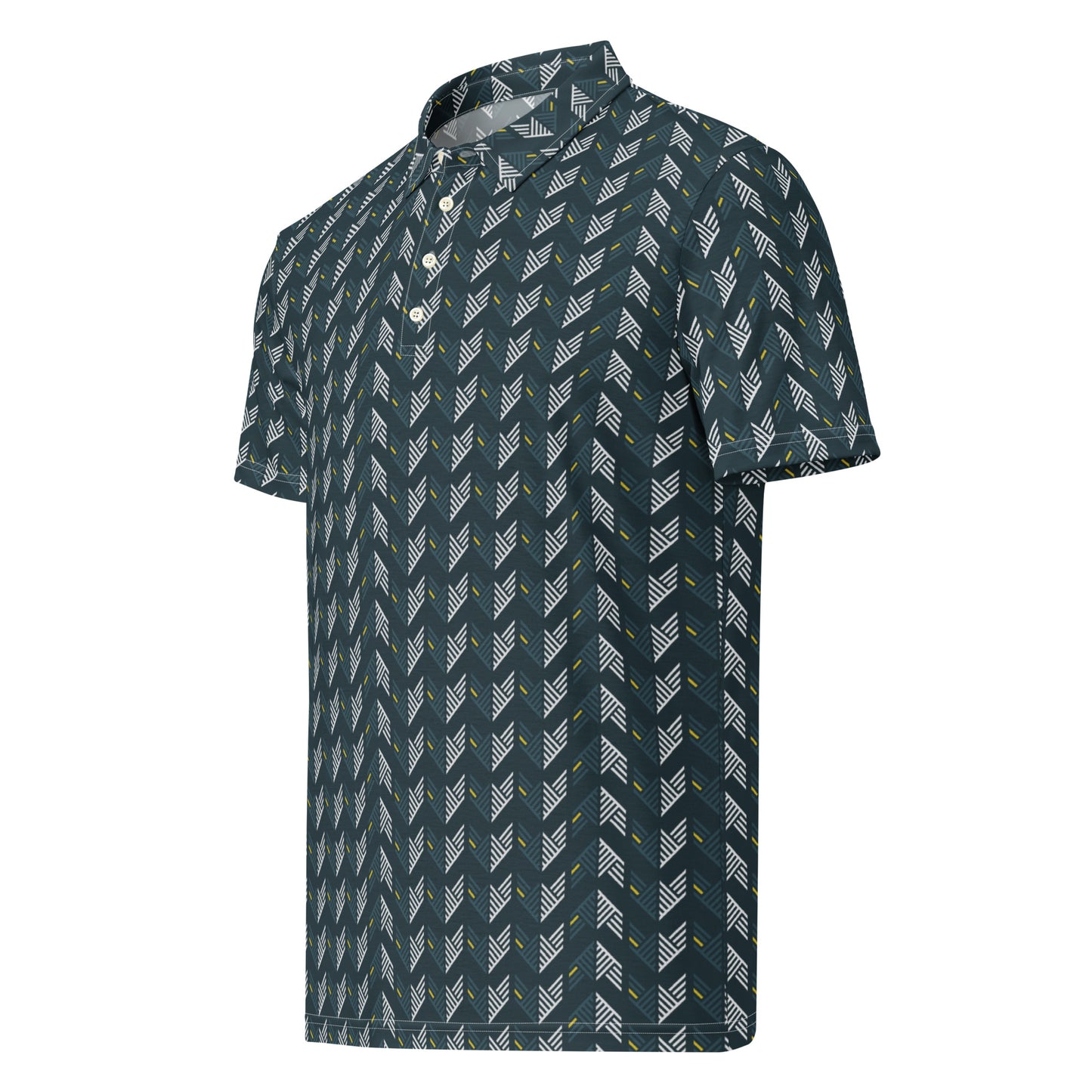 GOLF: Geometric Arrows - Men's Slim Fit Polo